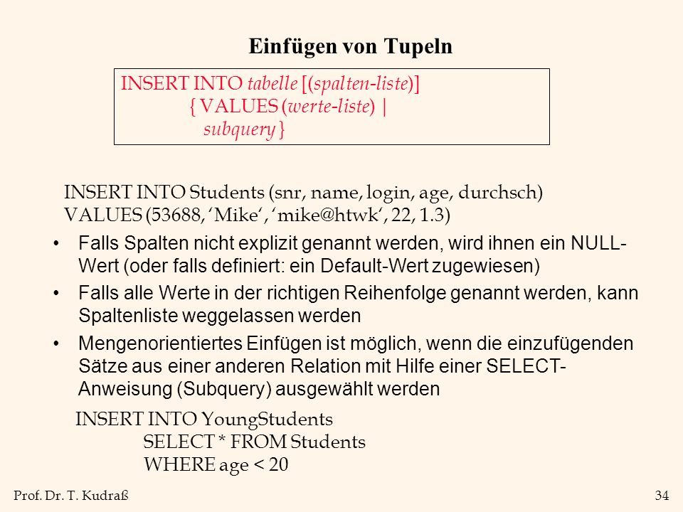Sql ppt herunterladen